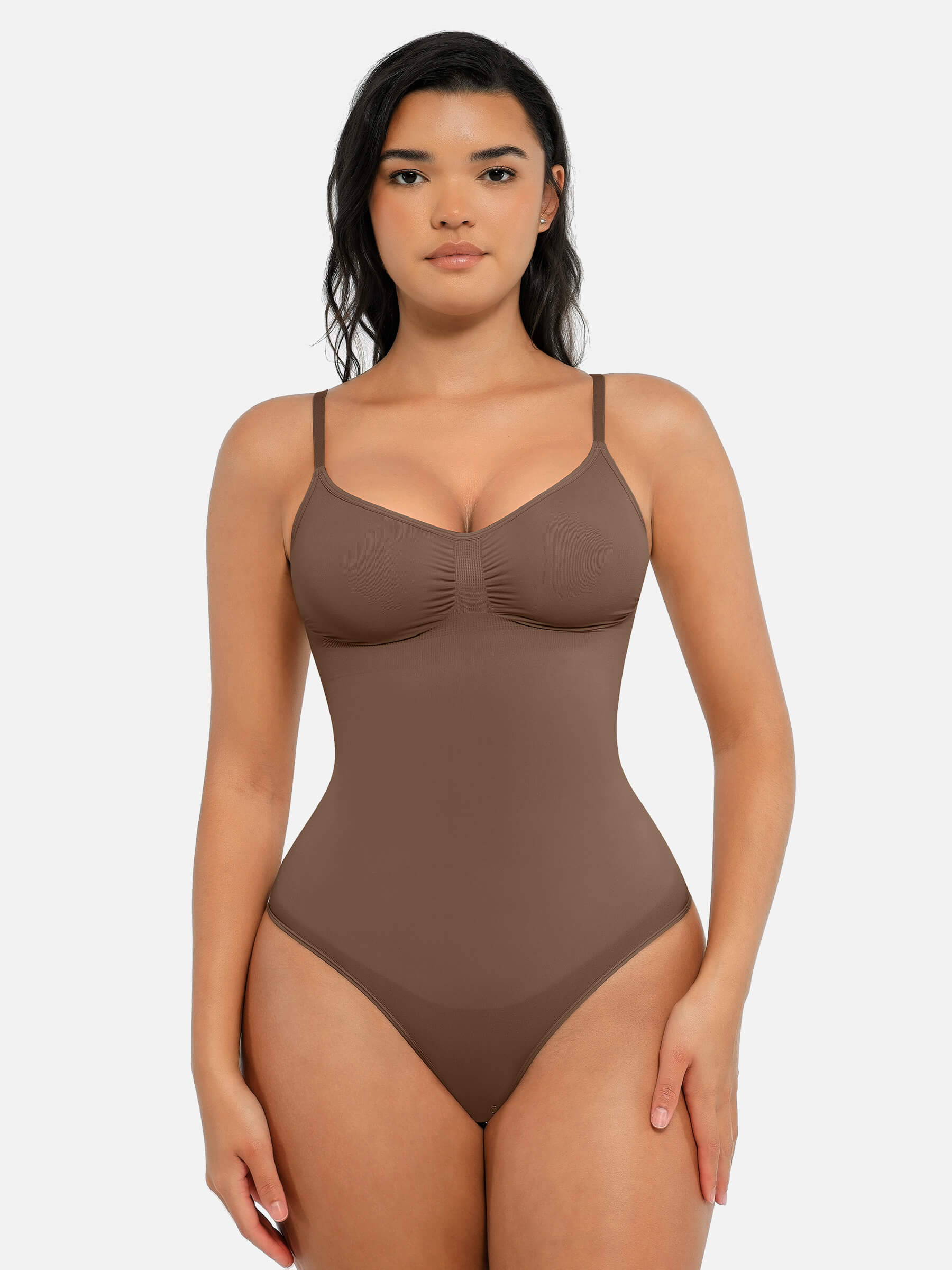 Feelingirl Seamless Tummy Control Shapewear Bodysuit